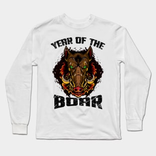 Year of the Pig / Boar Long Sleeve T-Shirt